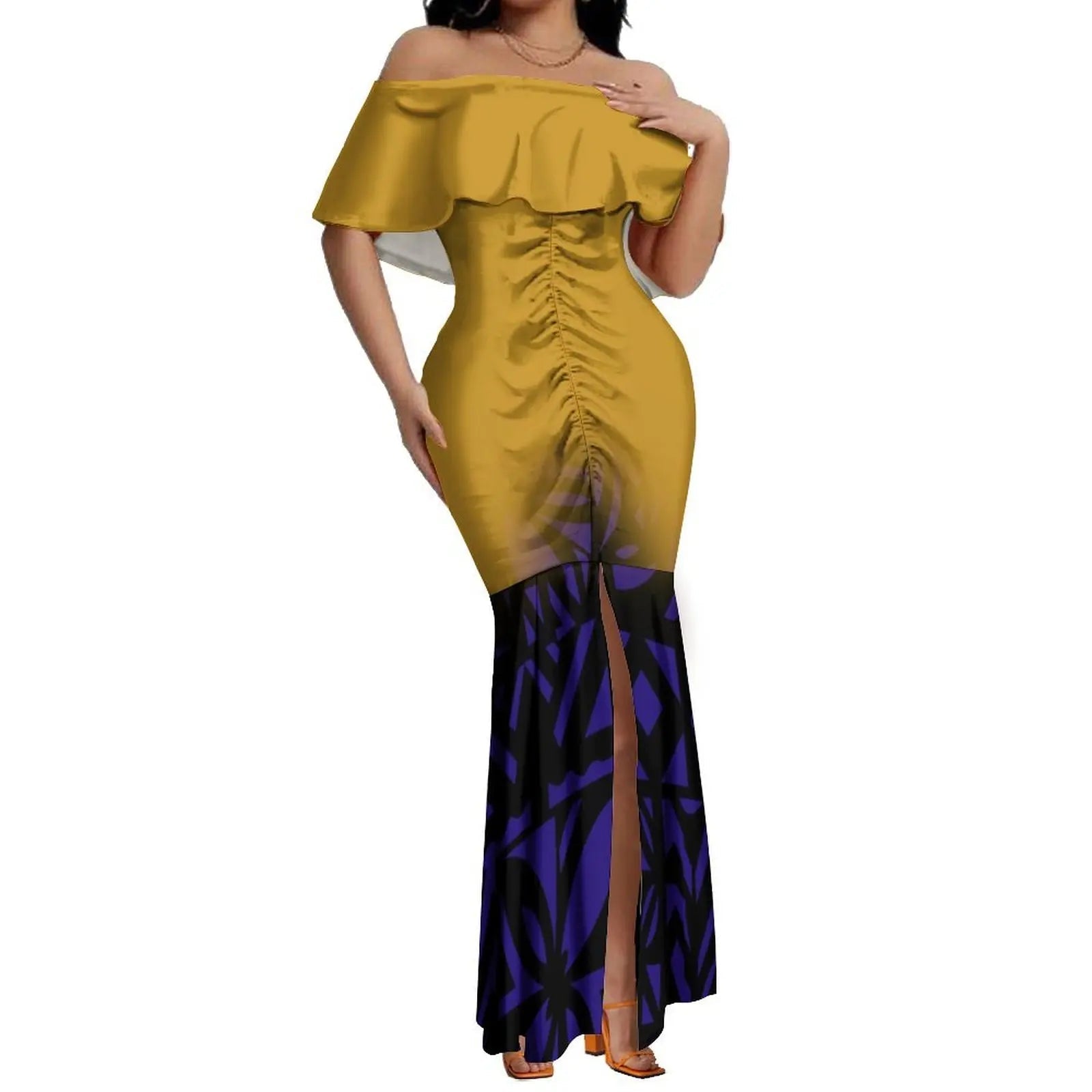 2024 New Hawaiian Gradient Polynesian Island Couple Set Women'S Off-The-Shoulder Dress Party Fishtail Skirt With Men'S Shirt - SHEFYSTYLE2024 New Hawaiian Gradient Polynesian Island Couple Set Women'S Off-The-Shoulder Dress Party Fishtail Skirt With Men'S ShirtSHEFYSTYLESHEFYSTYLE14:7712llprxm7f8wk;5:200005259Men 9XL2llprxm7f8wkMen 9XL2024 New Hawaiian Gradient Polynesian Island Couple Set Women'S Off-The-Shoulder Dress Party Fishtail Skirt With Men'S Shirt