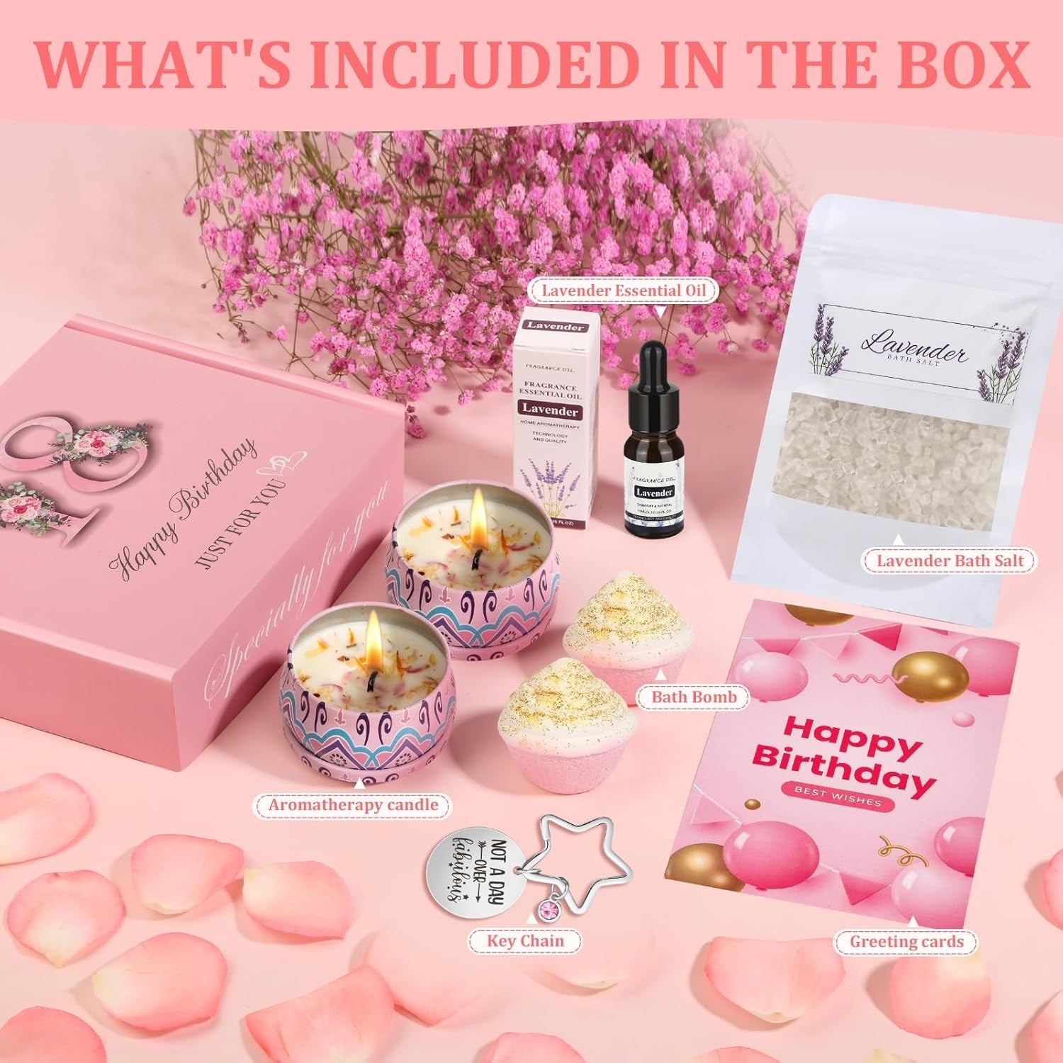 18th Birthday Gifts for Her, Pamper Birthday Gifts Sets Hamper for Her, Friend