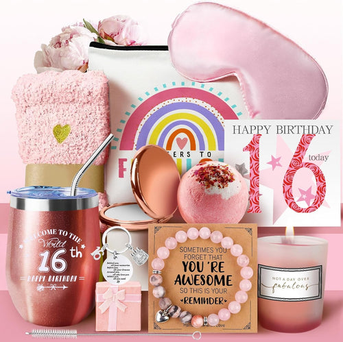16th Birthday Gifts for Girls, Happy 16 Years Old Birthday Pamper Set Present