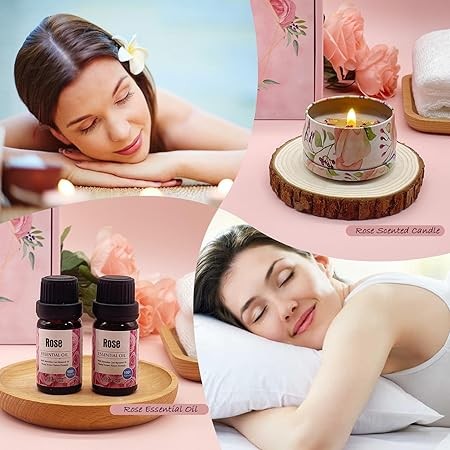 Bath Set Pamper Gifts for Women, Rose Hampers Valentines Day Ideas Gifts For Her
