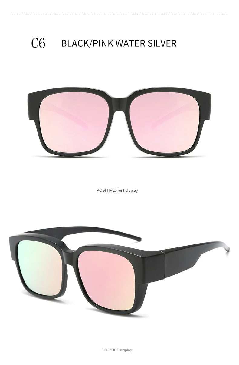 Men Women Polarized Cycling Sunglasses Vintage Outdoor Men Travel Night Vision Driving Goggles Fashion Women Sport Glasses