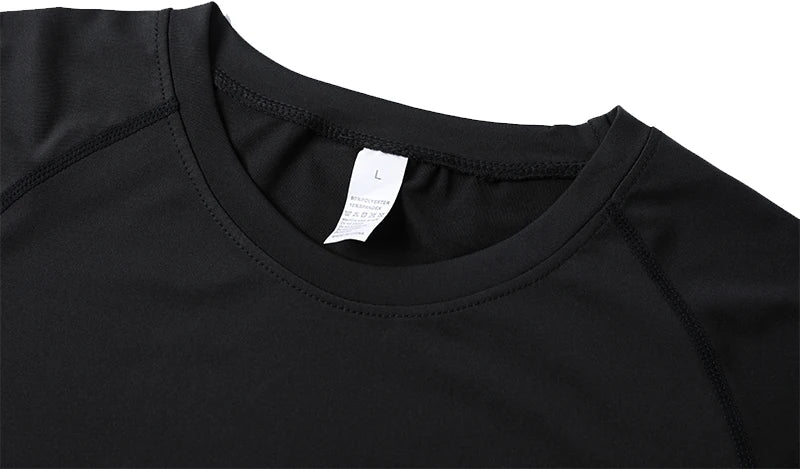 Sports Compression Shirt Men's T-Shirt Short Sleeve Quick Dry Summer Fitness Top Bodybuilder T-shirt Running Men's Gym Clothing