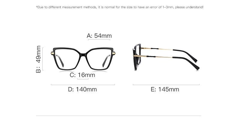 BEMORE Butterfly Anti-Blue Light Customizable Prescription High Quality Woman Reading Computer Eyewear Diopter 0 to +-400