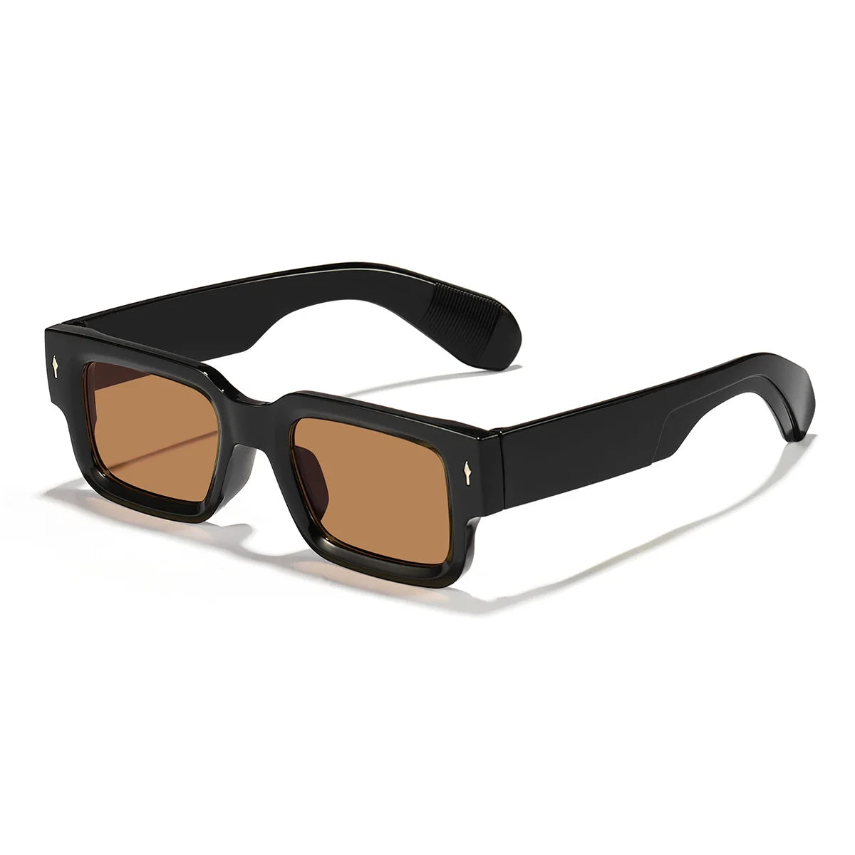 Unisex Retro Square Sunglasses Classic UV Protection Plastic Frame Shades Eyewear Outdoor Travel Driving Sun Glasses UV400