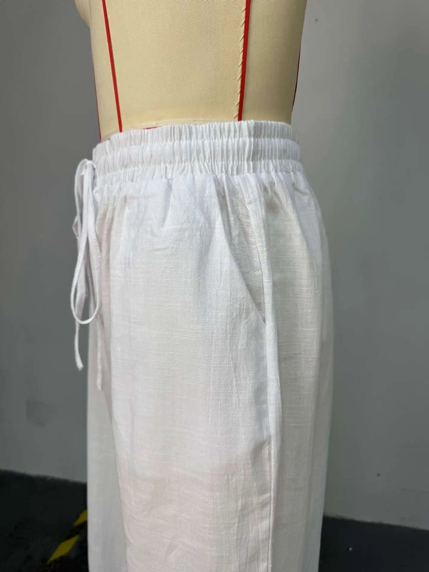 Solid Women Pant Sets Two Pieces Matching Set Elastic Waist Wide Leg Pants Long Sleeves Shirt Loose Elegant Casual 2025 Spring