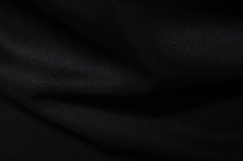 Fashion Man Stand Collar Shirt  Personality Oblique Button Irregular Long Sleeve Business Festival Hombre Mens Dress Shirts