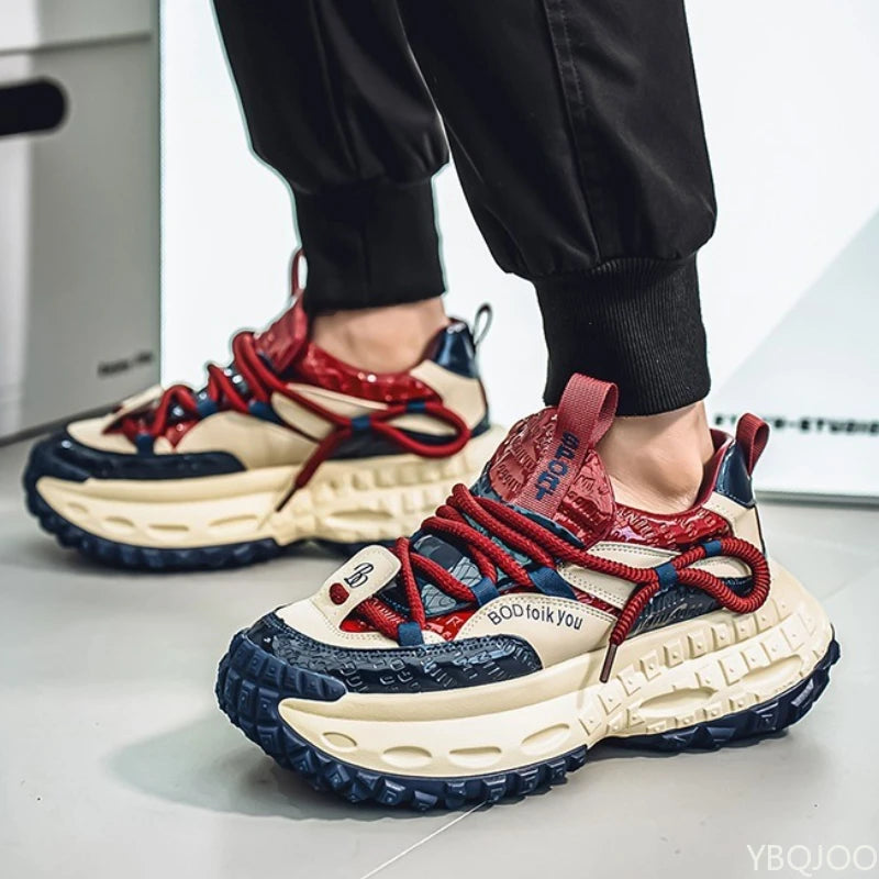 Men's Spring Summer New Fashionable Versatile Thick soled Height Increasing Shoes Casual Comfortable Men's Sports Shoes
