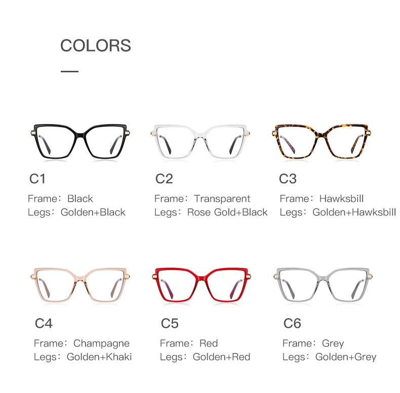 BEMORE Butterfly Anti-Blue Light Customizable Prescription High Quality Woman Reading Computer Eyewear Diopter 0 to +-400
