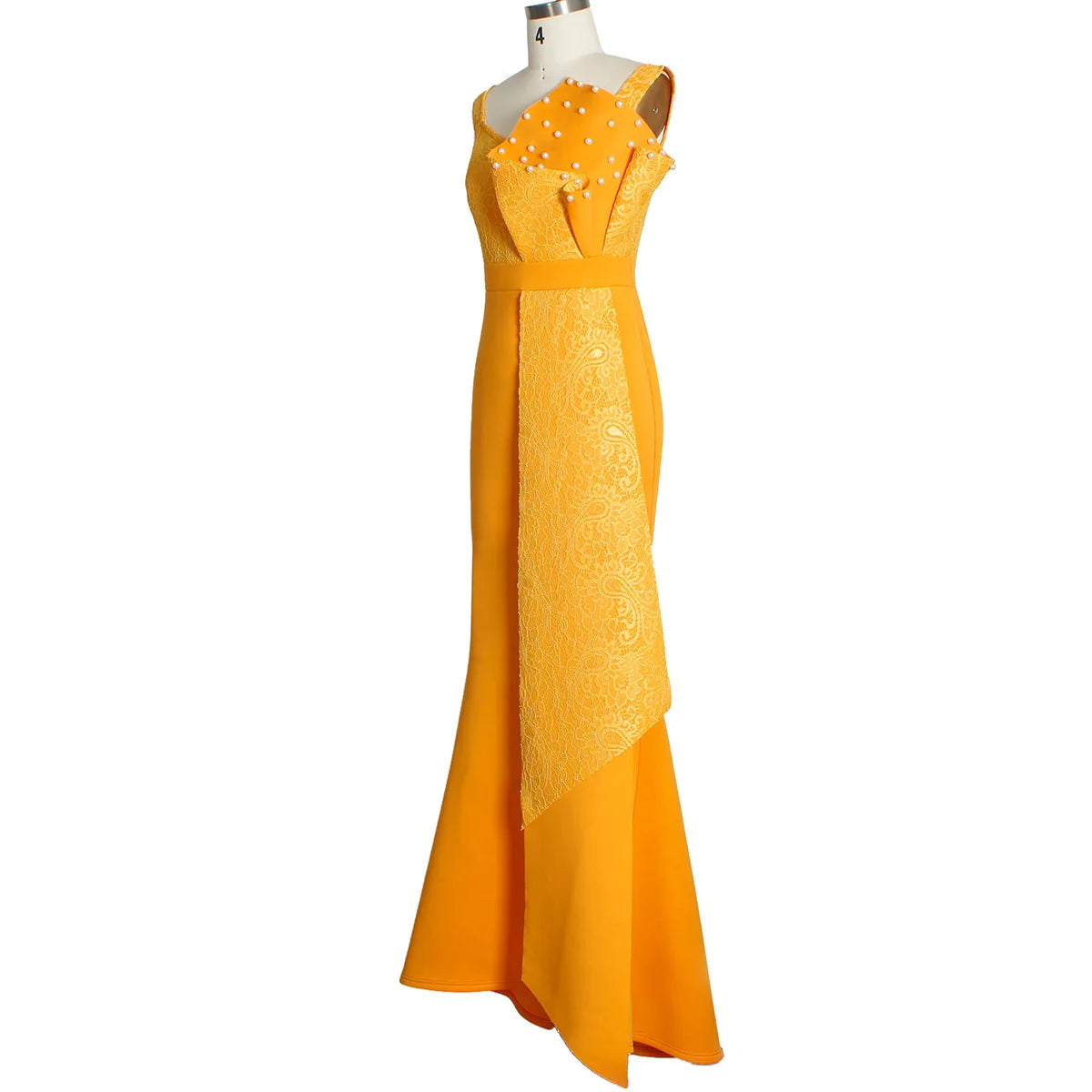 2021 Winter Women Slash Neck Short Sleeve Pearl Dress Sexy Office Lady Africa Evening Night Club Party Long Maxi Dresses GL05143