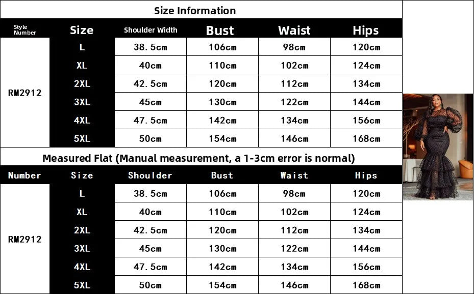 Sexy Large Size Bubble Flocking Polka Dot Dress Cross-Border Women's Fashion Autumn Winter New Arrival Elegant Commute Style