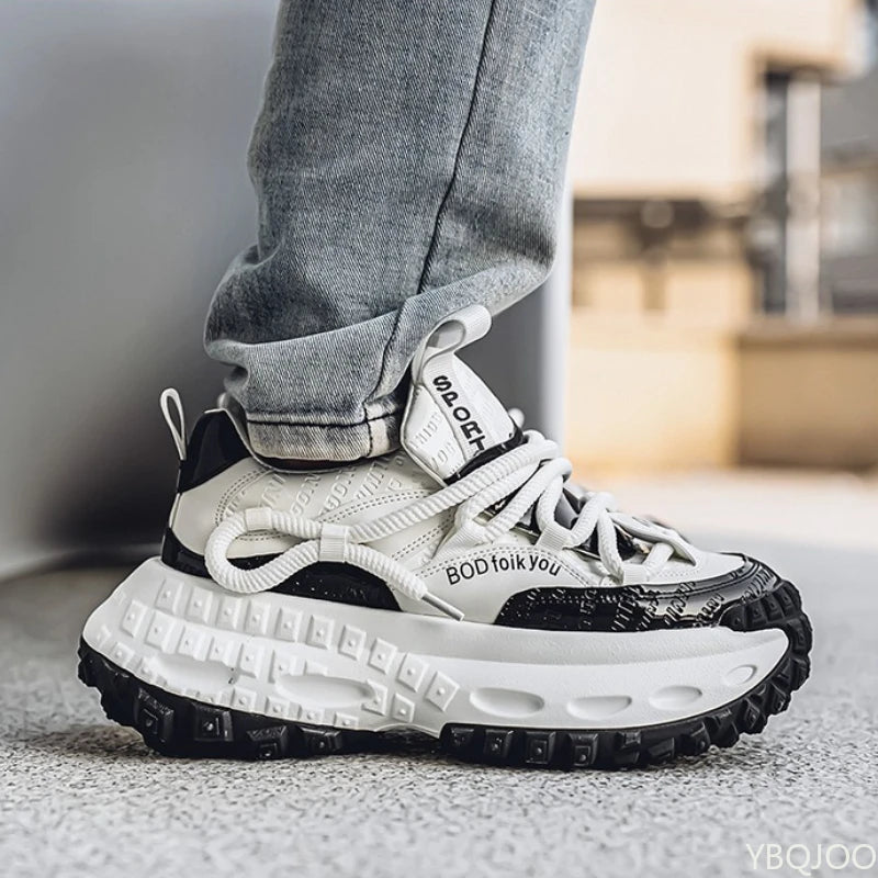 Men's Spring Summer New Fashionable Versatile Thick soled Height Increasing Shoes Casual Comfortable Men's Sports Shoes