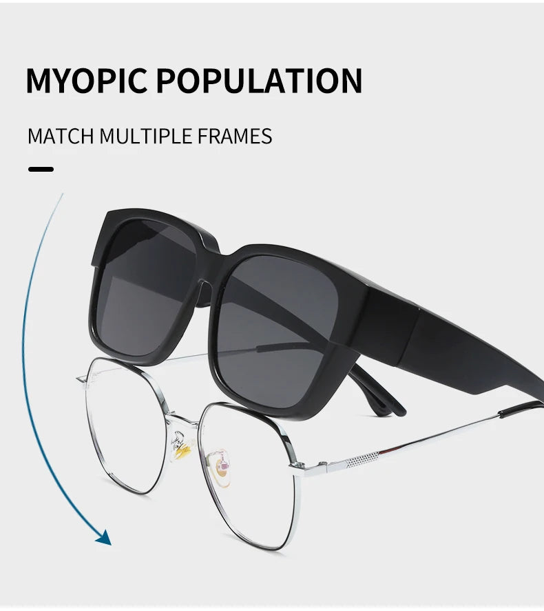 Men Women Polarized Cycling Sunglasses Vintage Outdoor Men Travel Night Vision Driving Goggles Fashion Women Sport Glasses