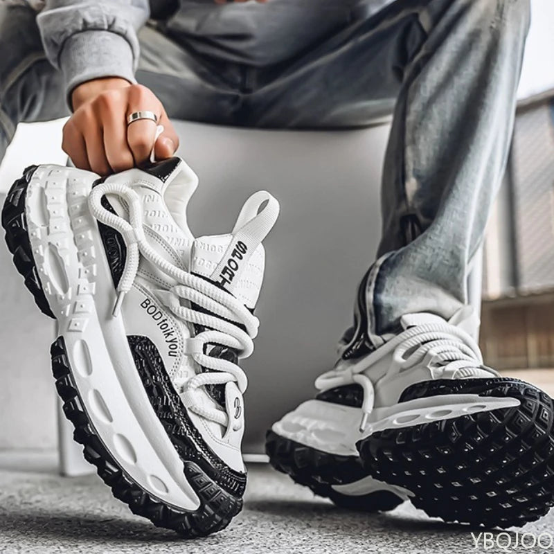 Men's Spring Summer New Fashionable Versatile Thick soled Height Increasing Shoes Casual Comfortable Men's Sports Shoes