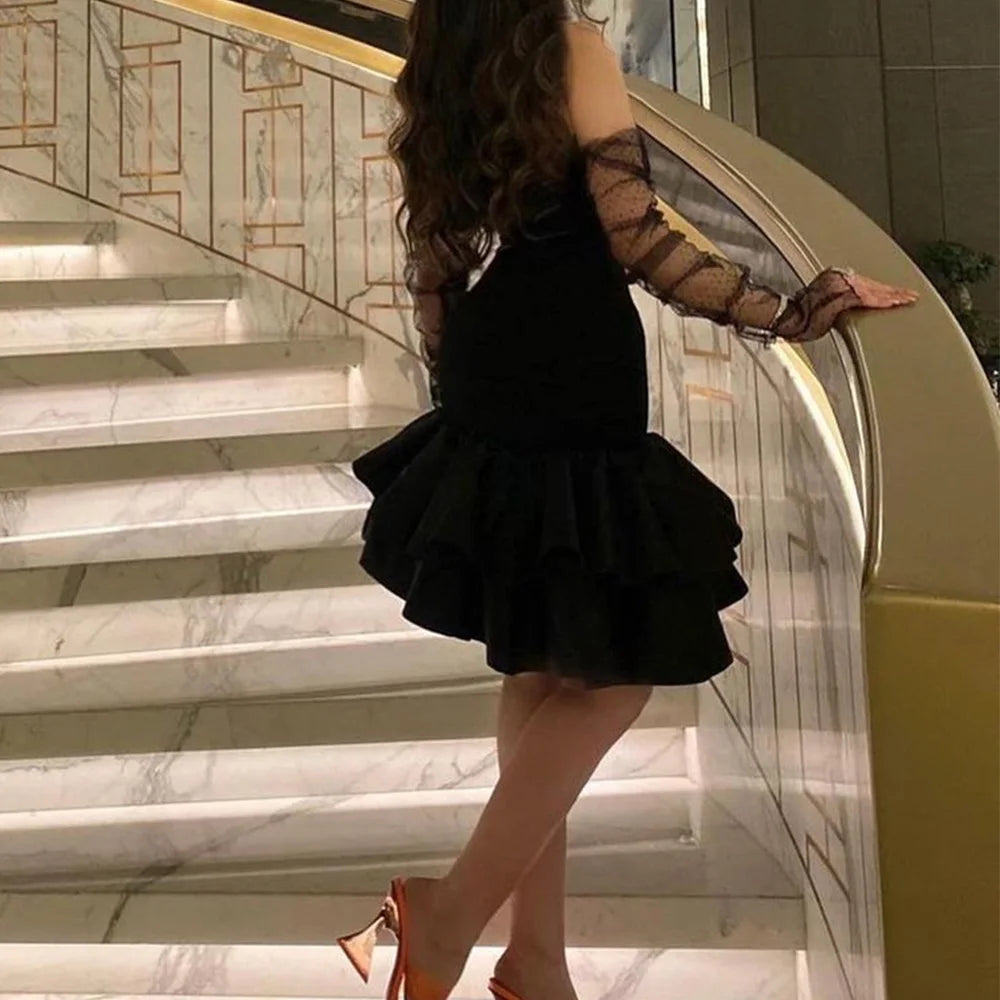 Mermaid Customized Exquisite Formal Occasion Dresses 2025 Strapless Party Dress Short Sexy Evening Gowns فساتين مناسب