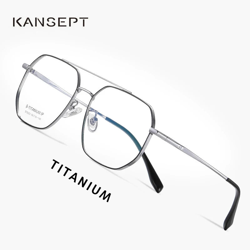 KANSEPT Men Glasses Women Square Blue Light Sunglasses Man Eyeglass Frames for Glases Glass Lenses to Read Shades Female Eyewear