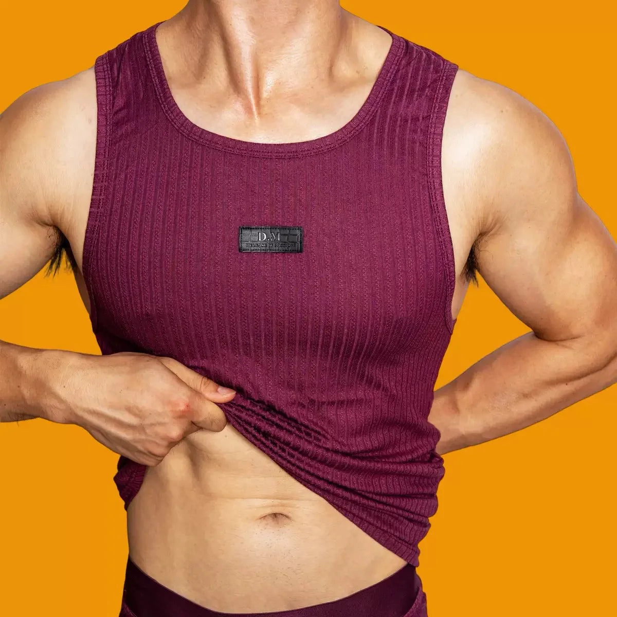 Men's Vest Fashion Trend Sports Breathable Vest Sleeveless Solid Tank Tops