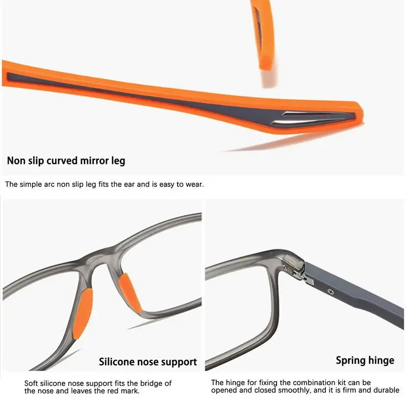Photochromic TR90 Anti-blue Light Multifocal Reading Glasses New Progressive Near Far Eyewear Men Women Sports Eyeglasses