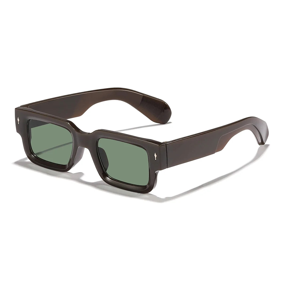 Unisex Retro Square Sunglasses Classic UV Protection Plastic Frame Shades Eyewear Outdoor Travel Driving Sun Glasses UV400