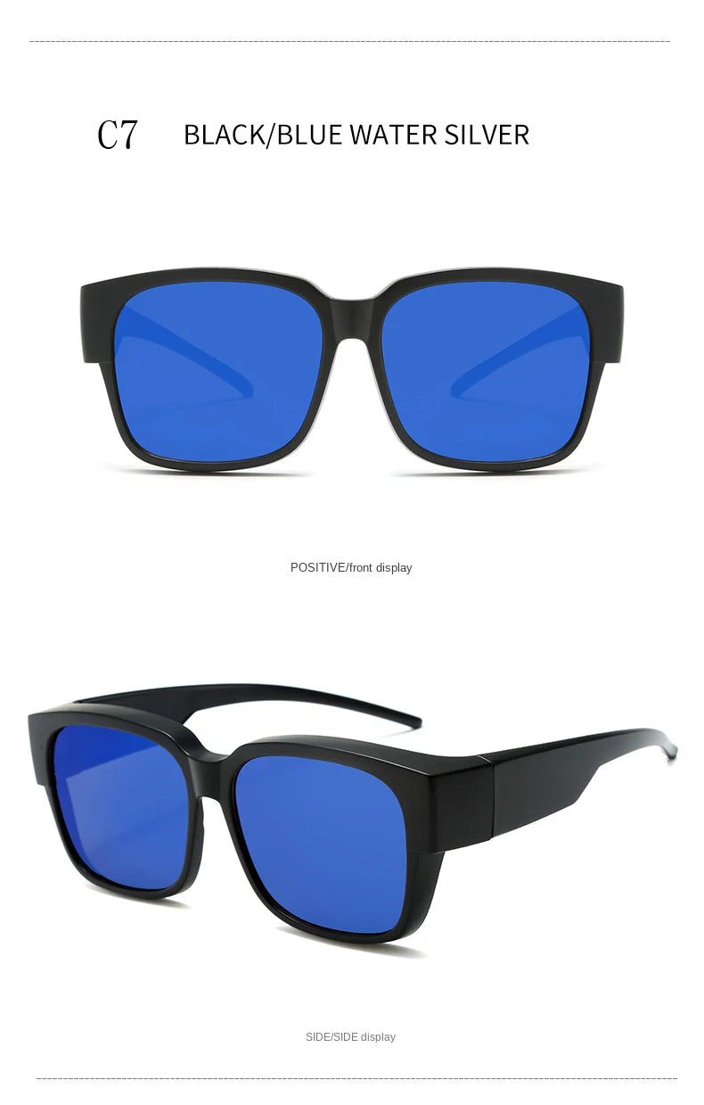 Men Women Polarized Cycling Sunglasses Vintage Outdoor Men Travel Night Vision Driving Goggles Fashion Women Sport Glasses