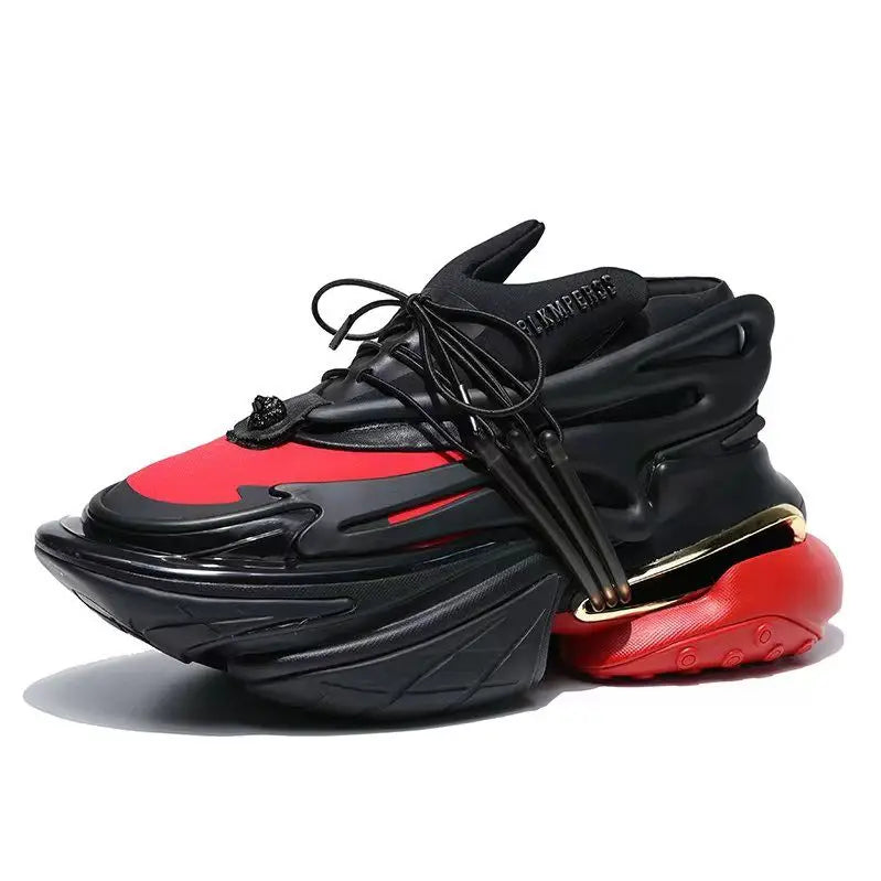 2026 Fashion Height Increase Sport And Leisure Shoe Designer Couples Outdoor Walking Shoe Thick Bottom Sport Shoe