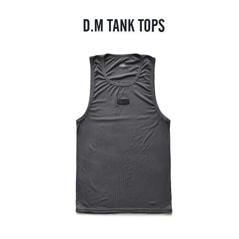 Men's Vest Fashion Trend Sports Breathable Vest Sleeveless Solid Tank Tops