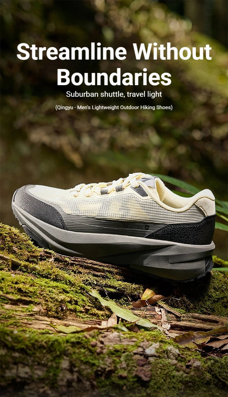 361 Degrees Qingyu Men Caravan shoes Summer Air Mesh Breathable Anti-slip Wear-resistant Male Outdoor Hiking Sneakers 672626767