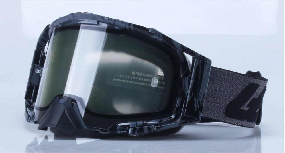 Motocross Goggles 6.5 Double Layer Anti Fog Cycling Glasses  Gafas Para  Mask Motorcycle Motorcycle Helmet Glasses for Men