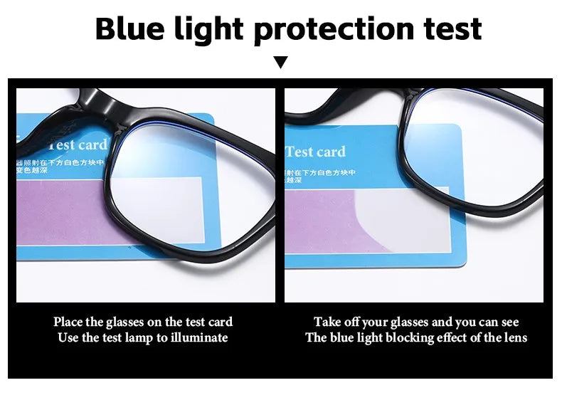 2026 New Women's Oversized Frame Blue Light Blocking Glasses with Rhinestone Decor Anti Radiation Computer Eyeglasses F114