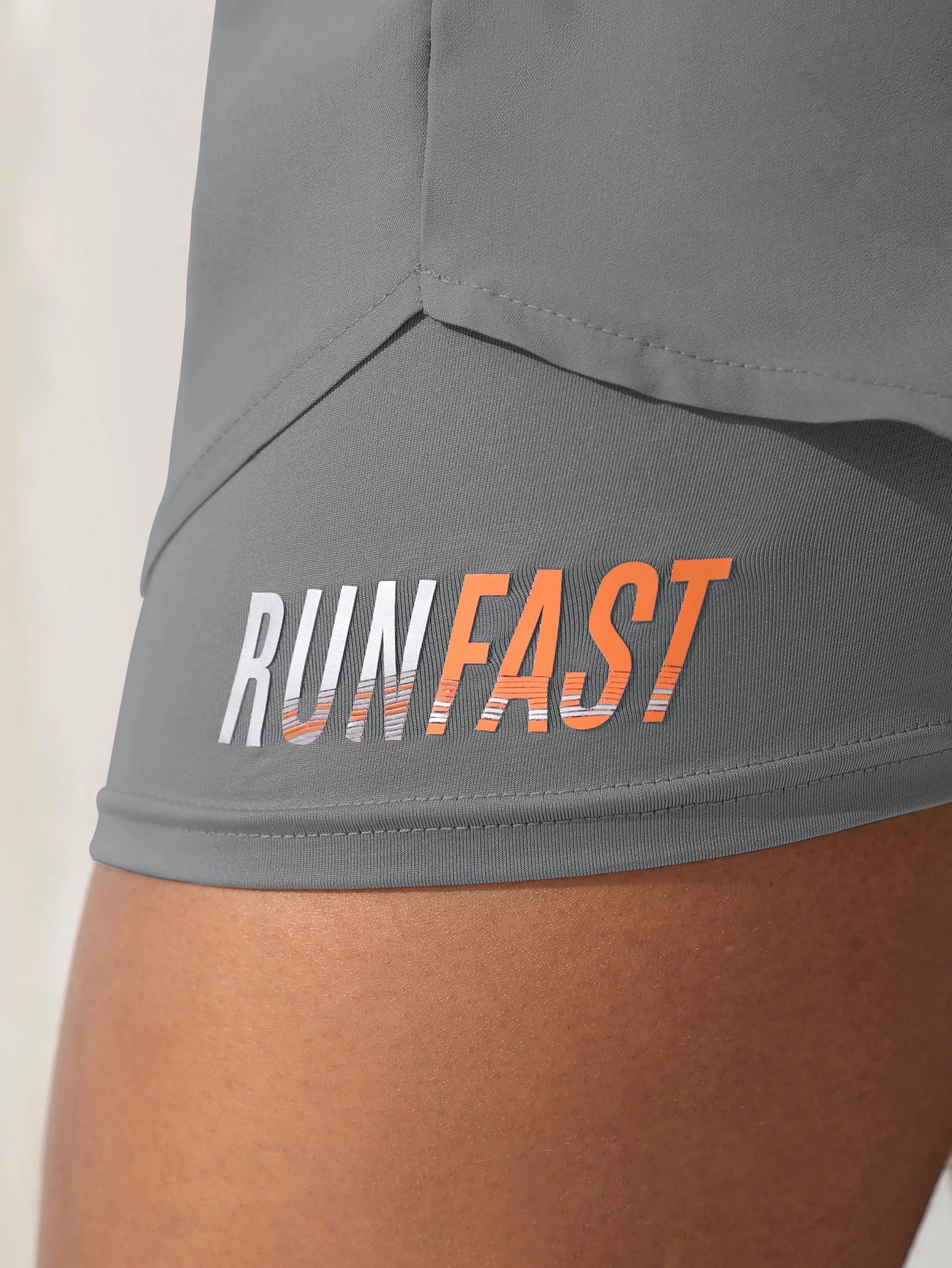 Women's High Rise Yoga Shorts With Elastic Proximity Control Running Shorts, Fake Two Pieces Pants