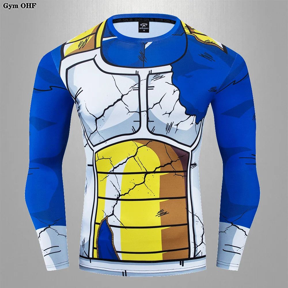 MMA Rashguard Jiu Jitsu Bjj T-Shirt Men Compression Shirts Quick Dry Gym Running Sports Tops Tee Boxing Jersey Mens T Shirt
