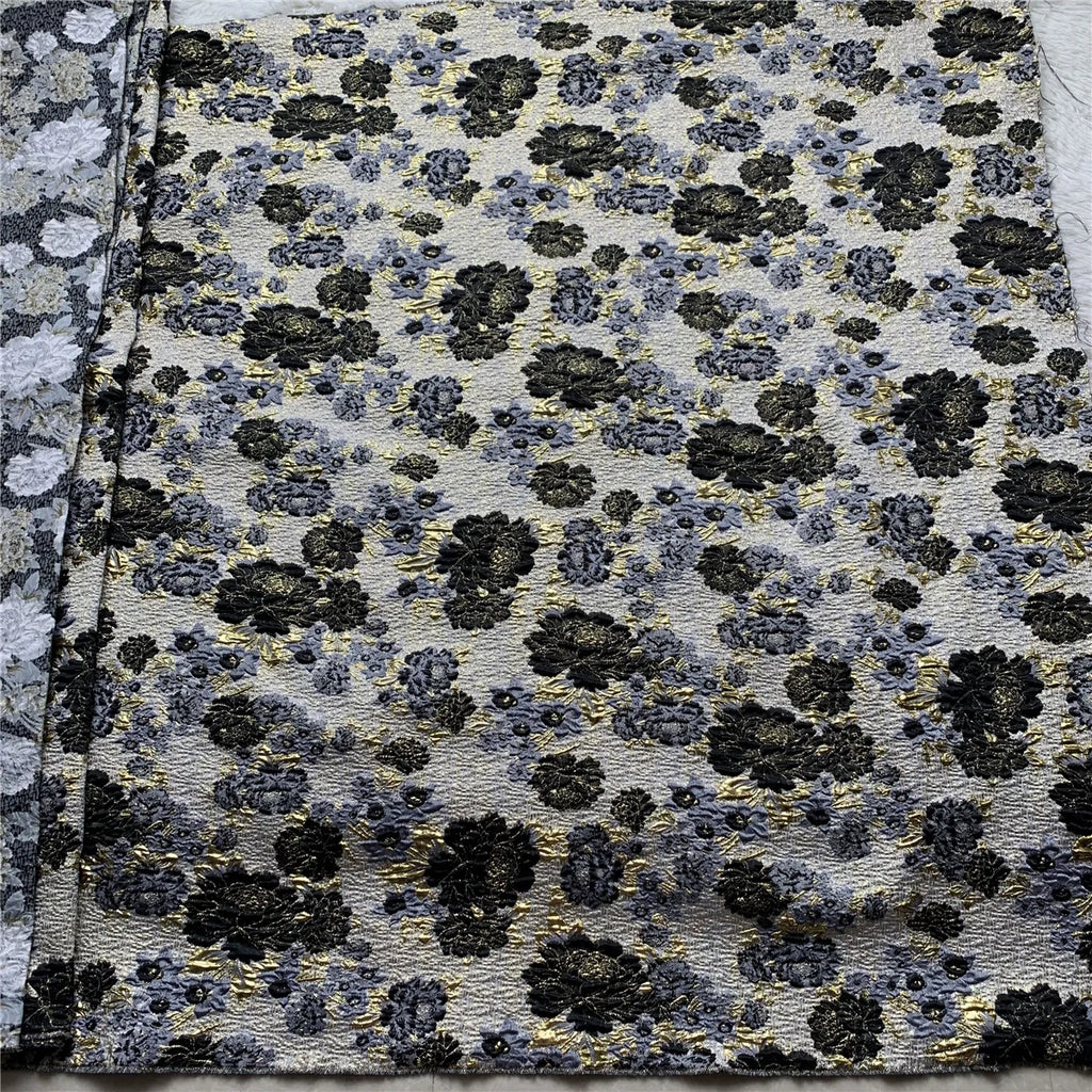 2025High QualityAfrican Nigerian Tulle Lace Fabric Organza Embroidery Guipure Brocade Jacquard Wedding Dresses Party Gowns 5Yard