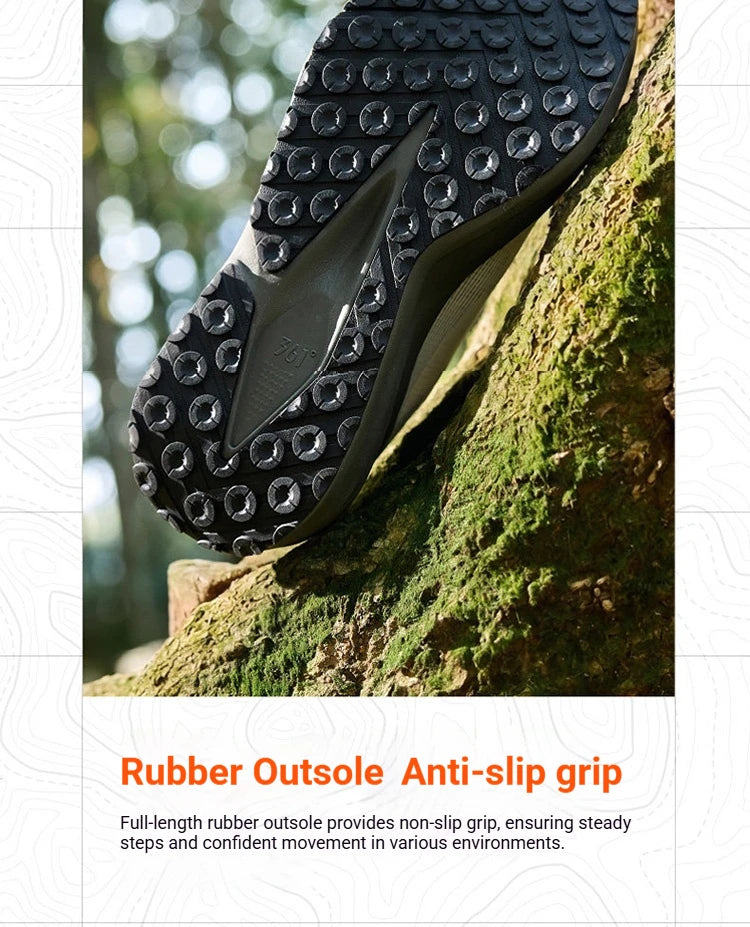 361 Degrees Qingyu Men Caravan shoes Summer Air Mesh Breathable Anti-slip Wear-resistant Male Outdoor Hiking Sneakers 672626767