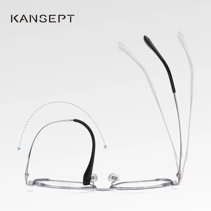 KANSEPT Men Glasses Women Square Blue Light Sunglasses Man Eyeglass Frames for Glases Glass Lenses to Read Shades Female Eyewear