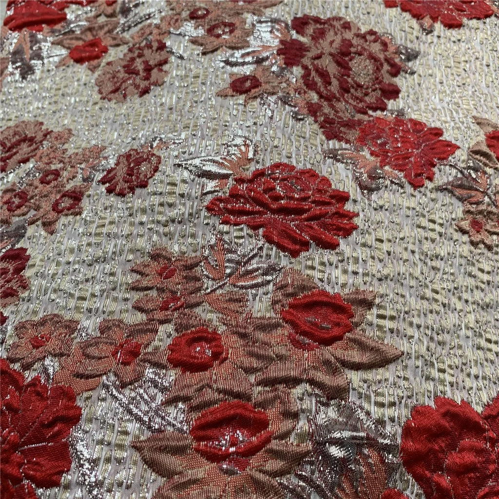 2025High QualityAfrican Nigerian Tulle Lace Fabric Organza Embroidery Guipure Brocade Jacquard Wedding Dresses Party Gowns 5Yard