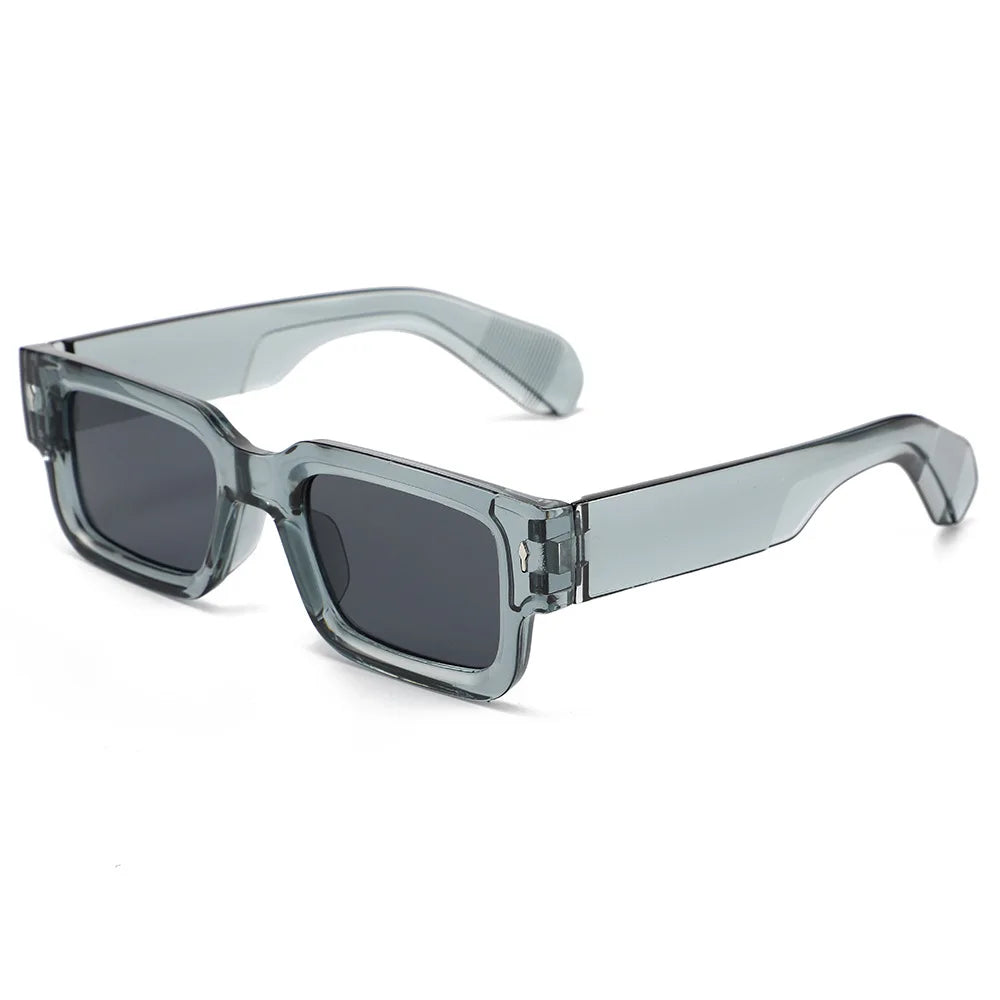 Unisex Retro Square Sunglasses Classic UV Protection Plastic Frame Shades Eyewear Outdoor Travel Driving Sun Glasses UV400