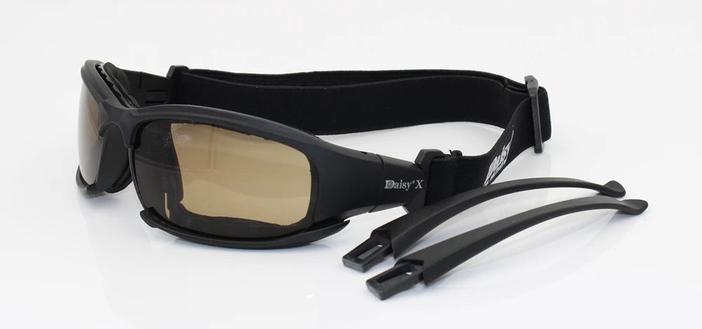 Daisy X7 glasses Men Military polarized Sunglasses Bullet-proof airsoft shooting Gafas smoke lens Motorcycle Cycling Goggles