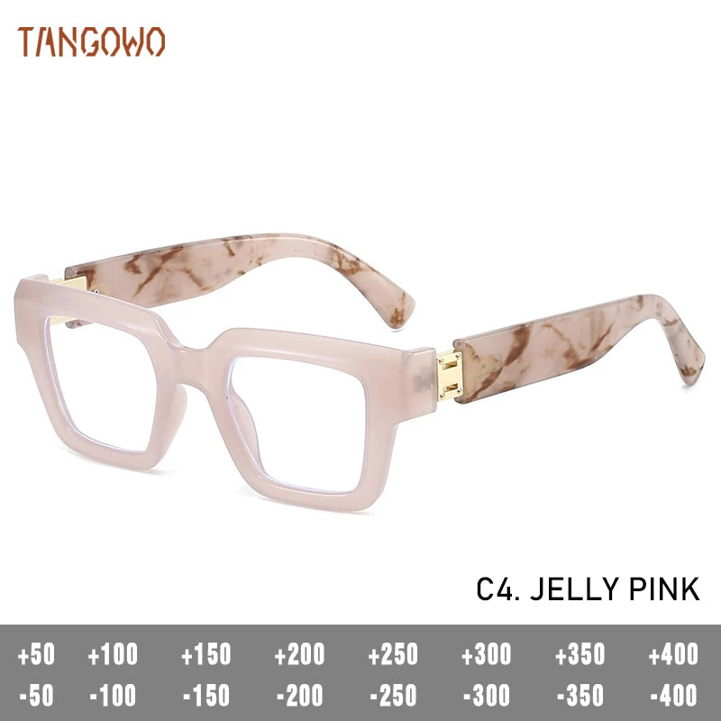 TANGOWO Plus Reading Glasses Women High Quality Eye Glass for Man Men Sunglasses Graduated Lenses to Read Women's Eyeglass Frame