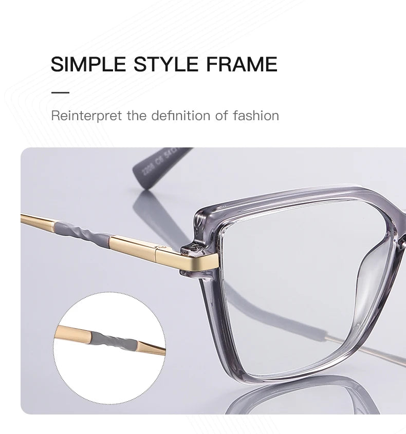 BEMORE Butterfly Anti-Blue Light Customizable Prescription High Quality Woman Reading Computer Eyewear Diopter 0 to +-400