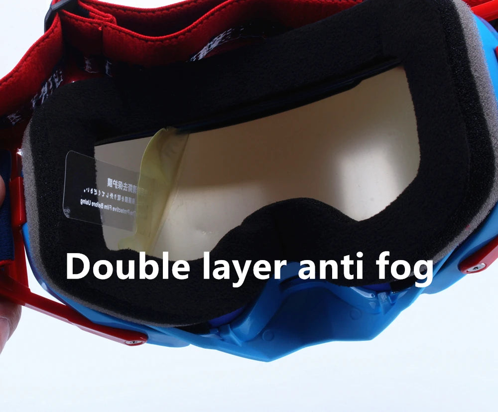 Motocross Goggles 6.5 Double Layer Anti Fog Cycling Glasses  Gafas Para  Mask Motorcycle Motorcycle Helmet Glasses for Men