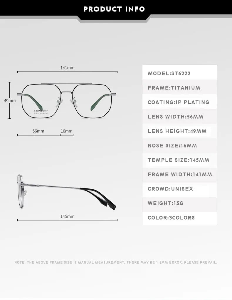 KANSEPT Men Glasses Women Square Blue Light Sunglasses Man Eyeglass Frames for Glases Glass Lenses to Read Shades Female Eyewear