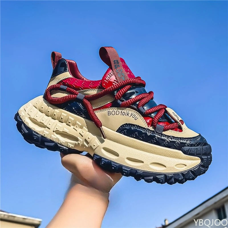 Men's Spring Summer New Fashionable Versatile Thick soled Height Increasing Shoes Casual Comfortable Men's Sports Shoes