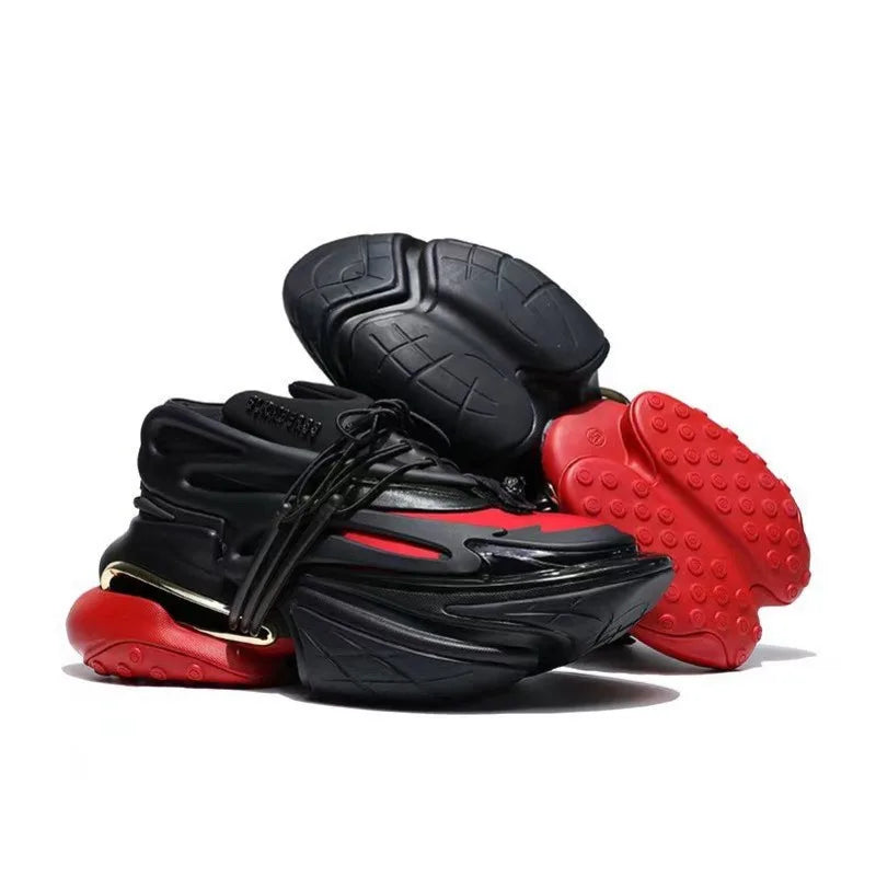 2026 Fashion Height Increase Sport And Leisure Shoe Designer Couples Outdoor Walking Shoe Thick Bottom Sport Shoe