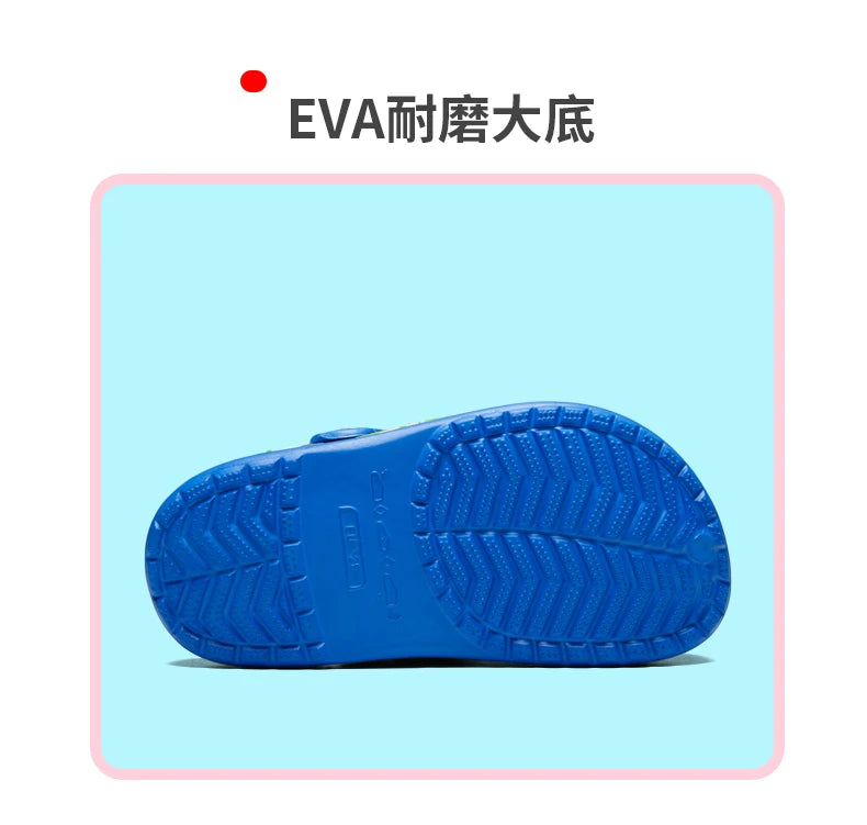 New Fashion Cartoon Sandals for Kids Summer Slippers Boys Girls Casual Garden Shoes Hollow-out Beach Shoes Clogs for Children