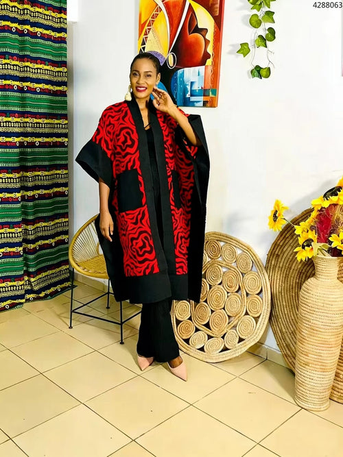 2 Piece African Clothes for Women Fashion 2026 Spring Summer African Short Sleeve Polyester Top Long Pant Matching Sets Outfits