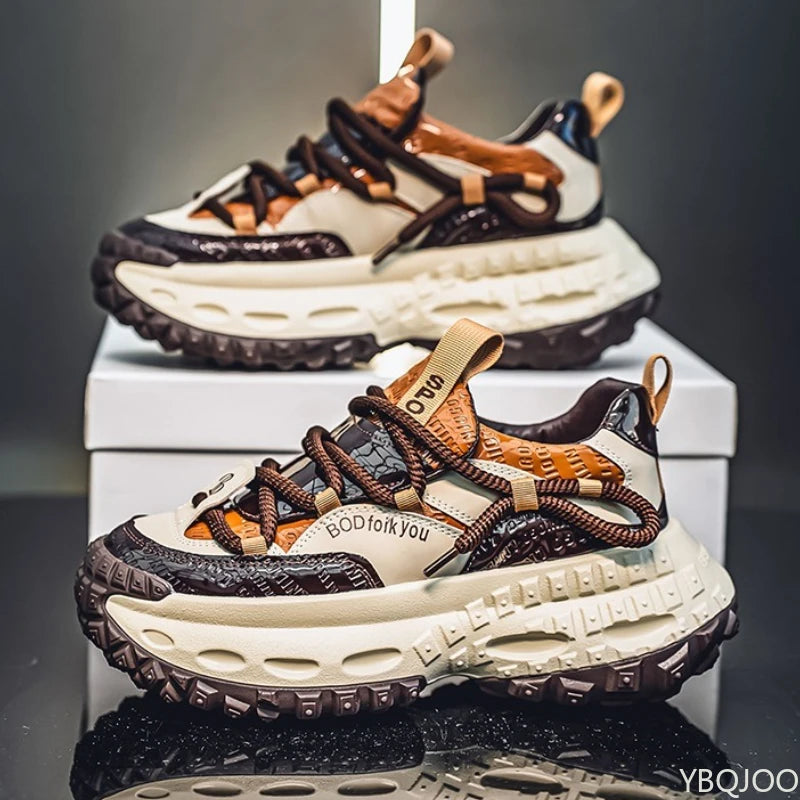 Men's Spring Summer New Fashionable Versatile Thick soled Height Increasing Shoes Casual Comfortable Men's Sports Shoes