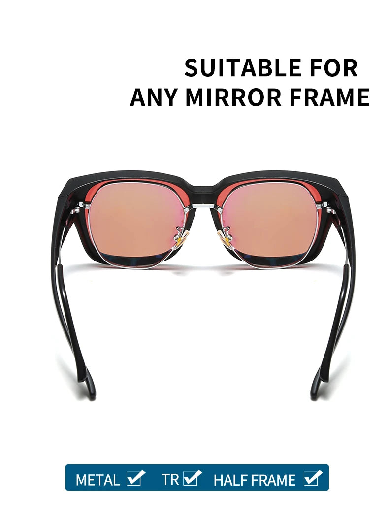 Men Women Polarized Cycling Sunglasses Vintage Outdoor Men Travel Night Vision Driving Goggles Fashion Women Sport Glasses