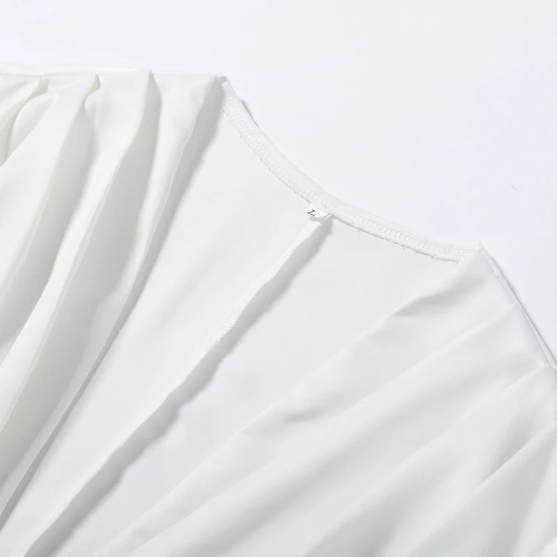 Fashiion Women Shirt V-neck Long Sleeve Ruffles Cinched Waist Single Brested Female Blouse Slim Solid Office Top Commute 2026