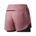 Men's Running Shorts Quick-drying Fitness Black Double Layer Shorts Men New Sport Workout Training Bodybuilding Short Pants