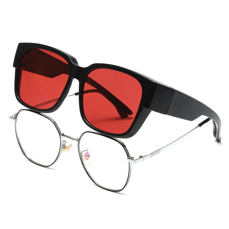 Men Women Polarized Cycling Sunglasses Vintage Outdoor Men Travel Night Vision Driving Goggles Fashion Women Sport Glasses