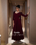 Lorrtta Customized Eid Dress Dresses for Quinceanera Grace Elegant Gowns Wedding Party Dress Long Sleeves Evening Gown Robe Prom